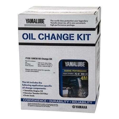 Yamalube 10W30 Oil Change Kit for Yamaha F150-F200 (MRNMR-KT-10)