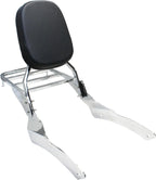 Steel Backrest Sissy Bar Rack for Yamaha V-Star 650 400 Classic (2000-2017)