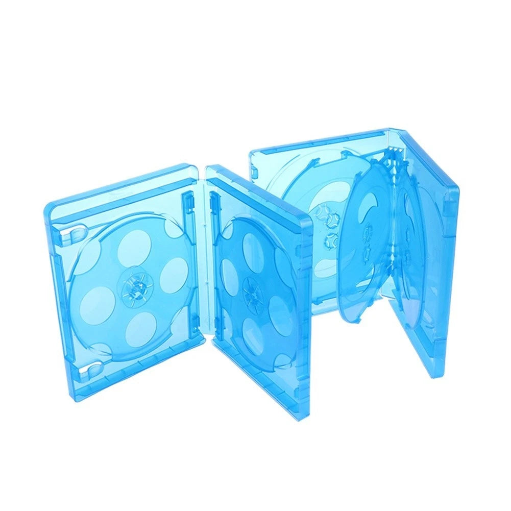 10 Disc Plastic CD Storage Box for Blu-ray Game and DVD Storage