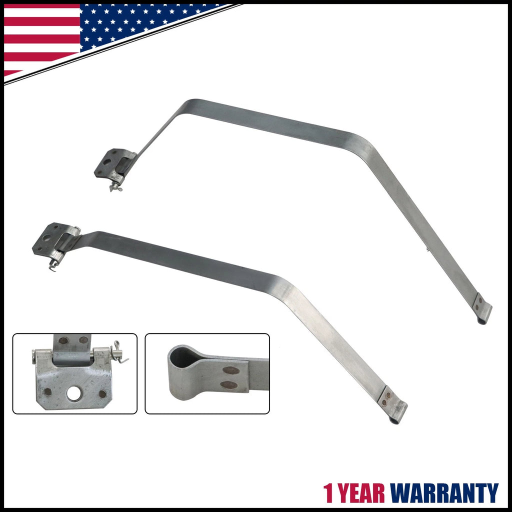 Set of 2 Fuel Tank Straps for Toyota Tundra 4WD (2000–2004) 7760334060 Gray