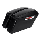 Hard Saddlebags for Harley Touring Street Road Glide (2014–2024) Black Denim