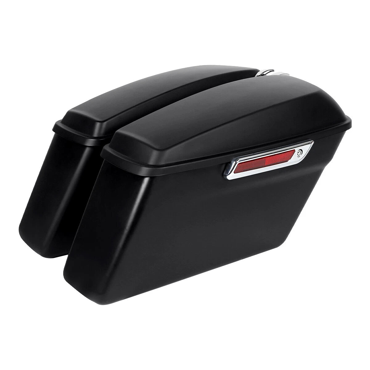 Hard Saddlebags for Harley Touring Street Road Glide (2014–2024) Black Denim