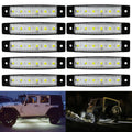 20x Round White LED Side Marker Lights for Truck Trailer (Universal)