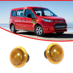 Amber Lens Front Side Marker Lights Housing Kit for Ford Transit Connect