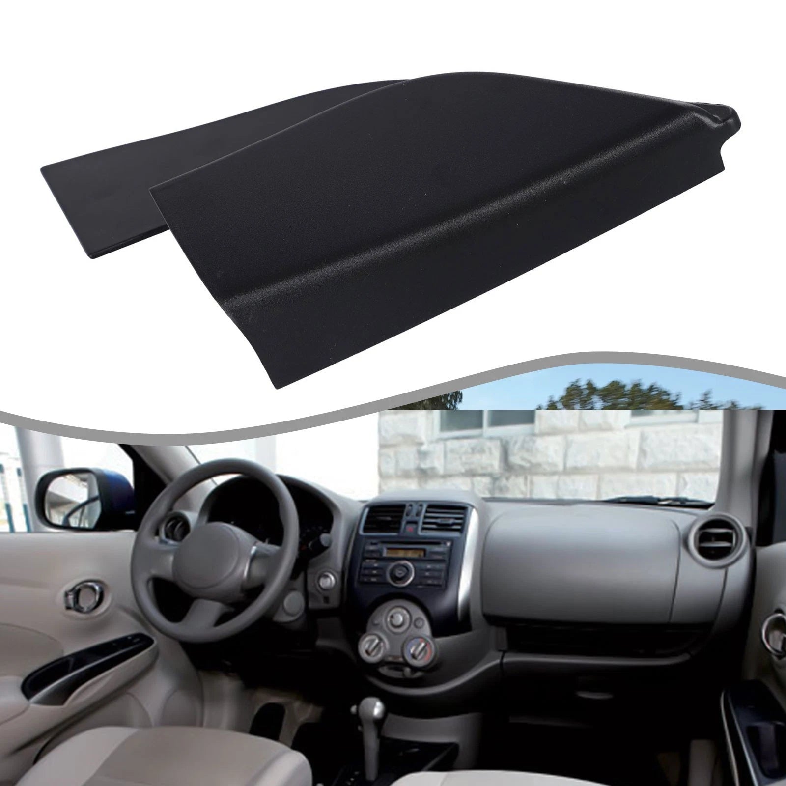 Inner Mirror Corner Trim Cover for Nissan Versa (2007–2019)