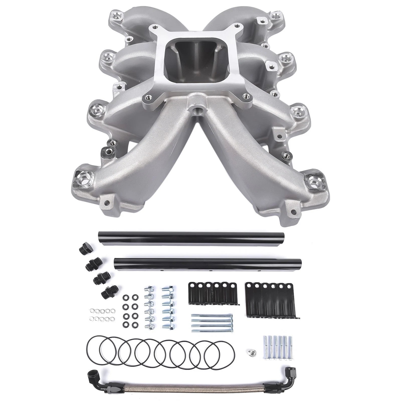 Single-Plane EFI Intake Manifold with Fuel Rails for GM LS1/LS2/LS6 (1997-2009)