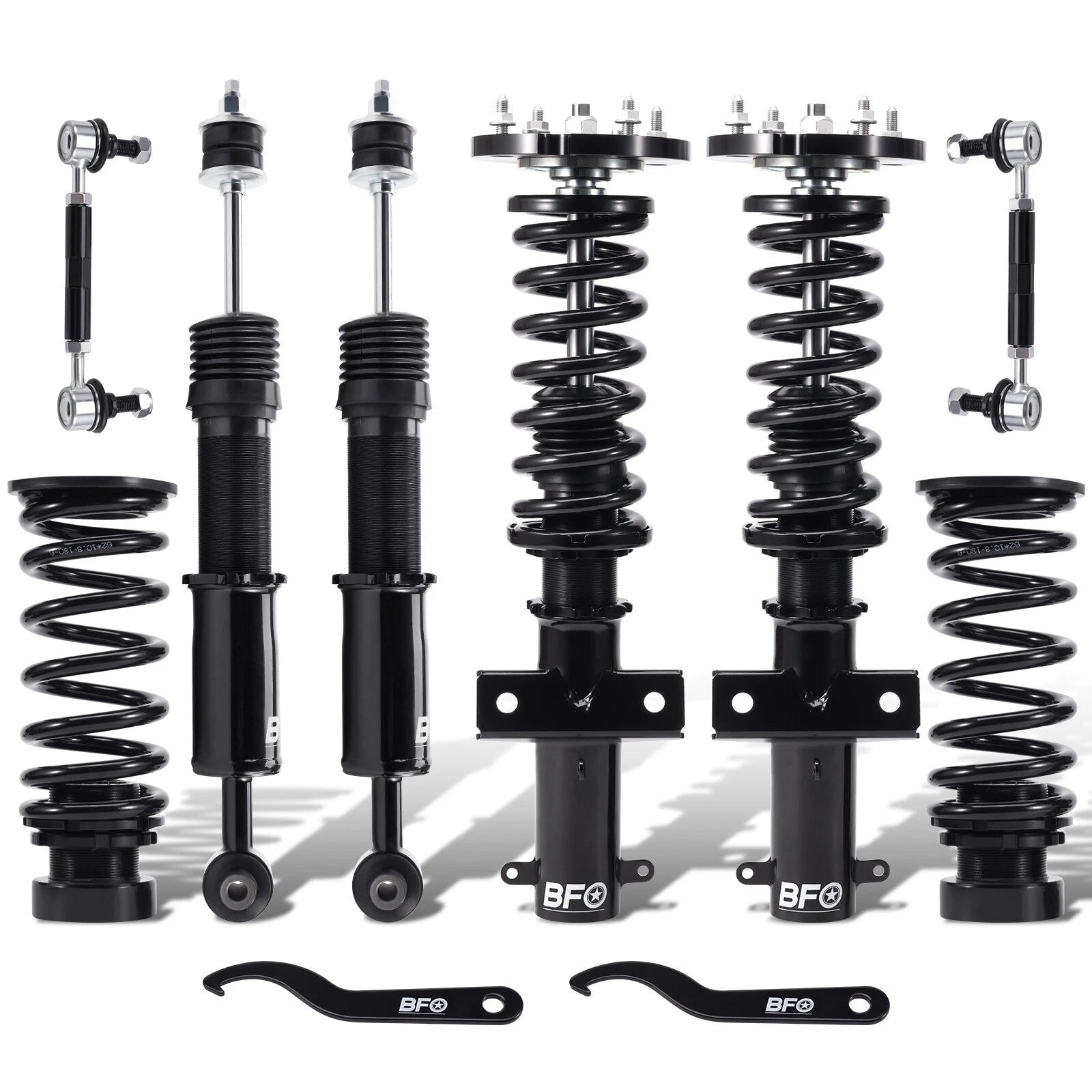 BFO Coilovers Lowering Suspension Kit for Mustang (2005–2014) Adj Height