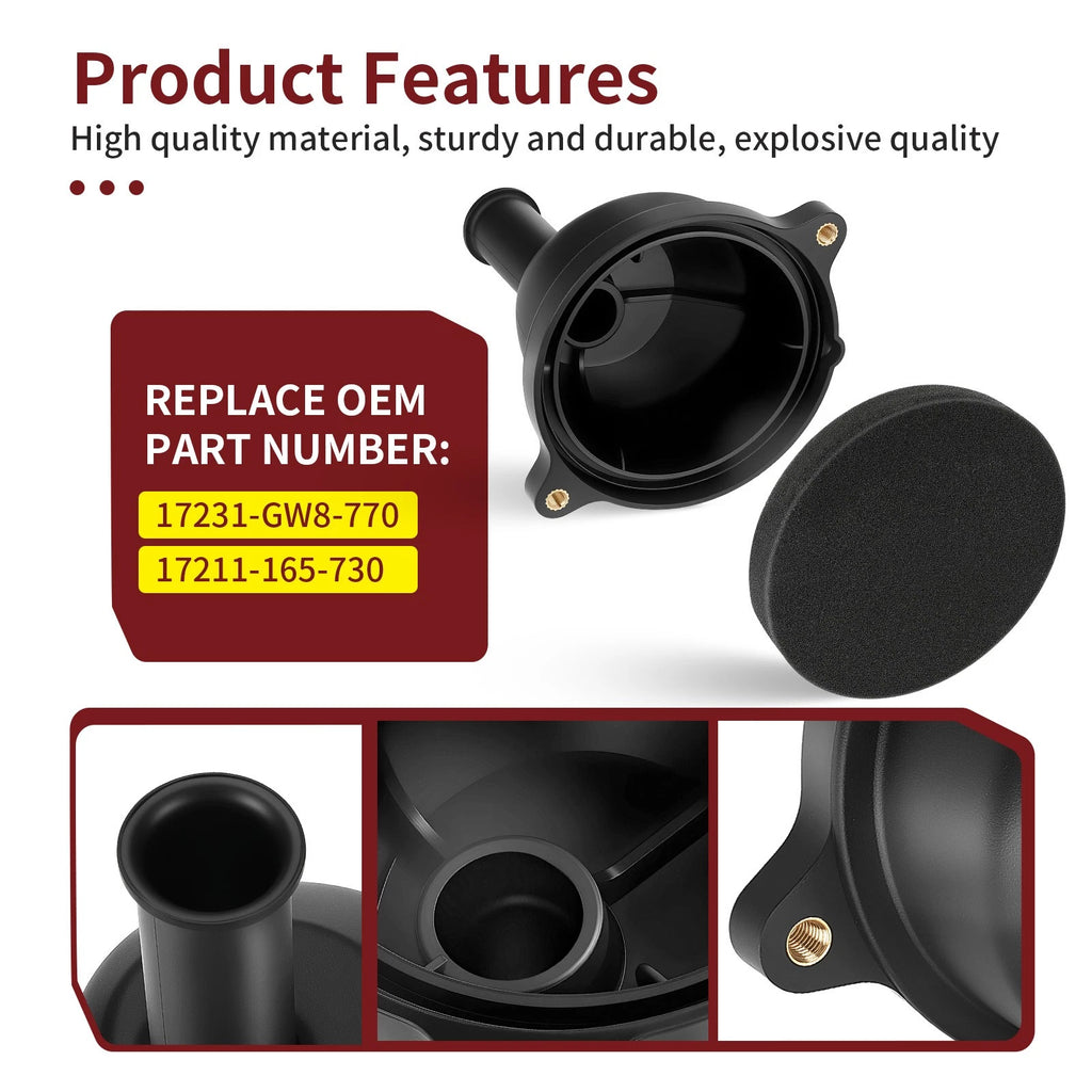 Air Filter & Cover Cap for Honda Z50R (1979–1999)