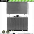 Radiator and A/C Condenser Kit for Toyota Sienna (2011–2015) & Lexus RX350 (2013–2015)