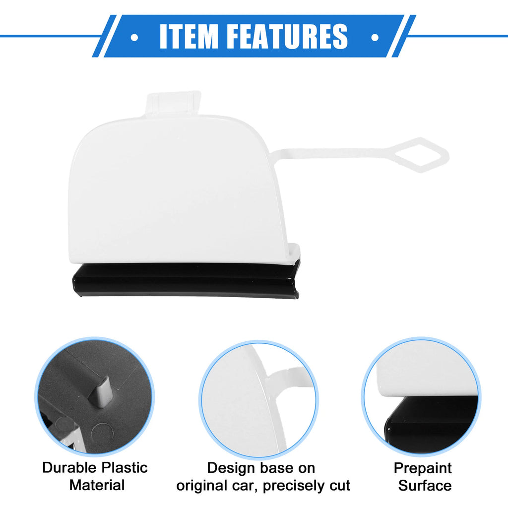 Tow Hook Eye Cover Cap for Mercedes-Benz E-Class W213 (2017–2023) White