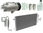 AC Compressor Kit with Condenser Replacement for Chevrolet Cruze (2014–2016)