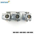 Carburetor Kit for Yamaha 2T 85HP 90HP Outboard (688-14301 14302 14303)