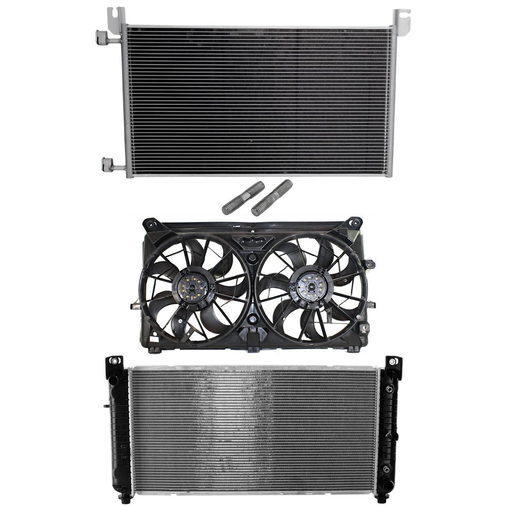 A/C Condenser for Chevy Yukon, Suburban, GMC XL 1500, Cadillac Escalade