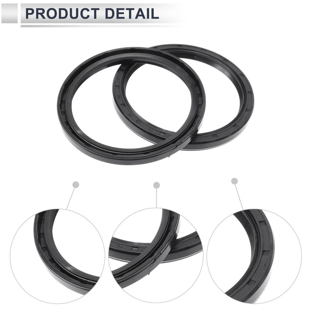 Set of 5 Oil Seal Rotary Shaft Seal Nitrile Rubber 75x90x8mm