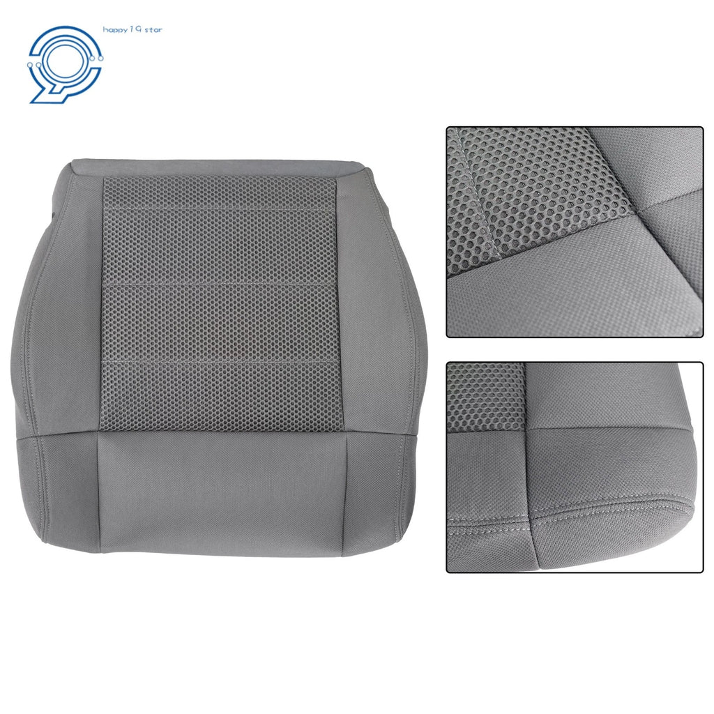Set of 2 Gray Front Left Driver Seat Covers for Jeep Wrangler (2007–2012)