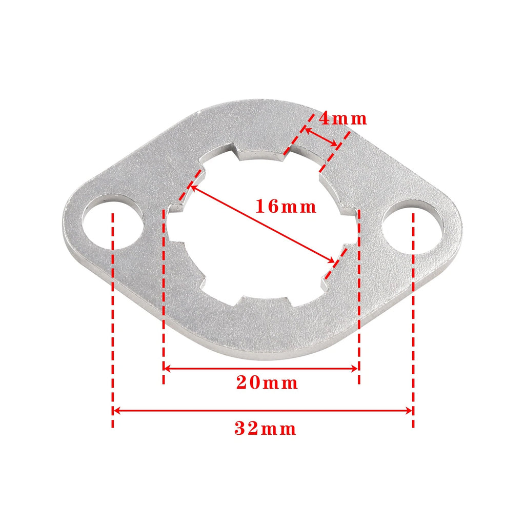 Front Sprocket Retaining Plate w/Bolts for Yamaha MT 125 YZF R 125 WR 125 R X (2014–2023)