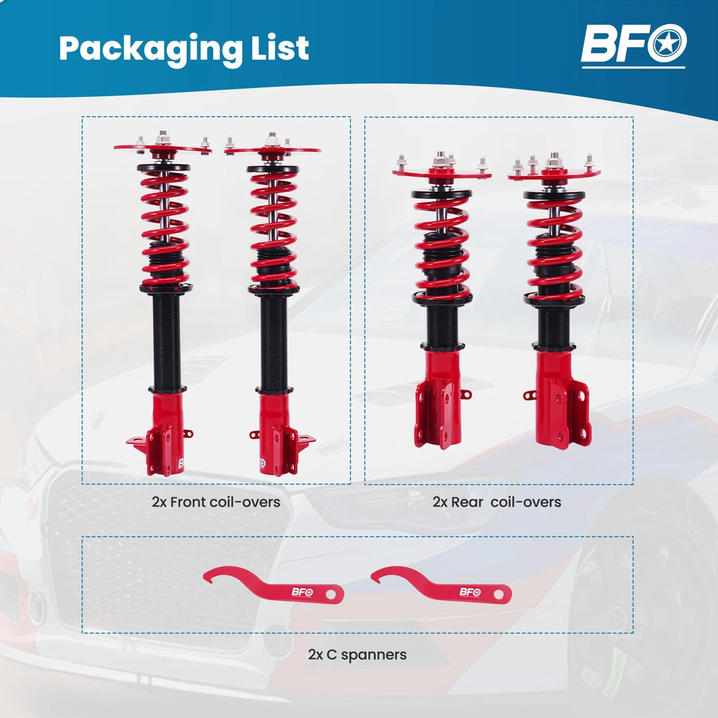 Racing Coilovers Lowering Kit for Dodge Neon SRT-4 (2003–2005)