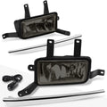 Smoked Lens Fog Lights with Switch + Chrome Cover for Chevy Tahoe/Suburban (2015–2020)