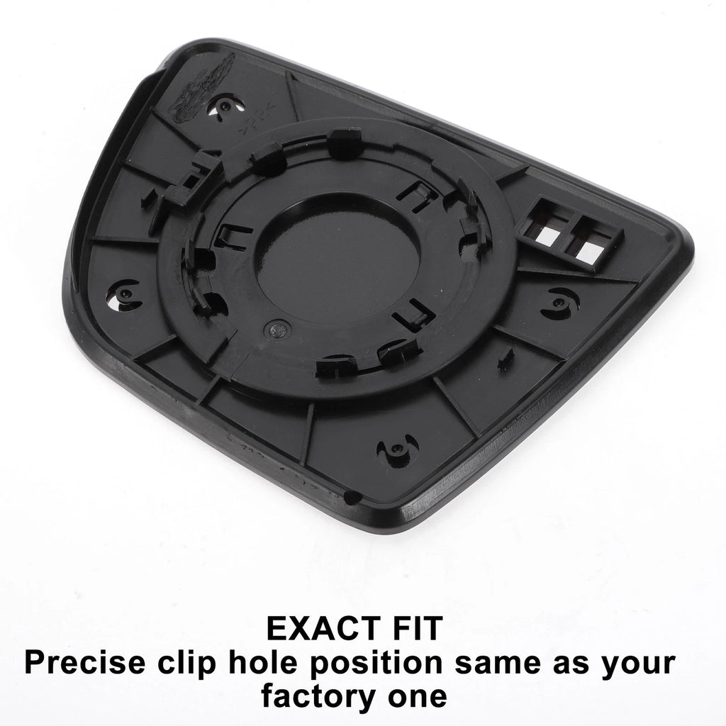Right Side White Mirror Glass for KIA Venga (2009–2020)