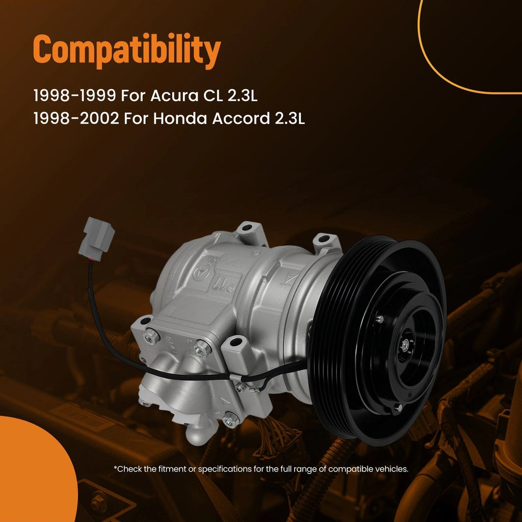 AC Compressor w/Clutch for Acura CL Honda Accord 2.3L (1998–2002) CO22001C 38810P3G003