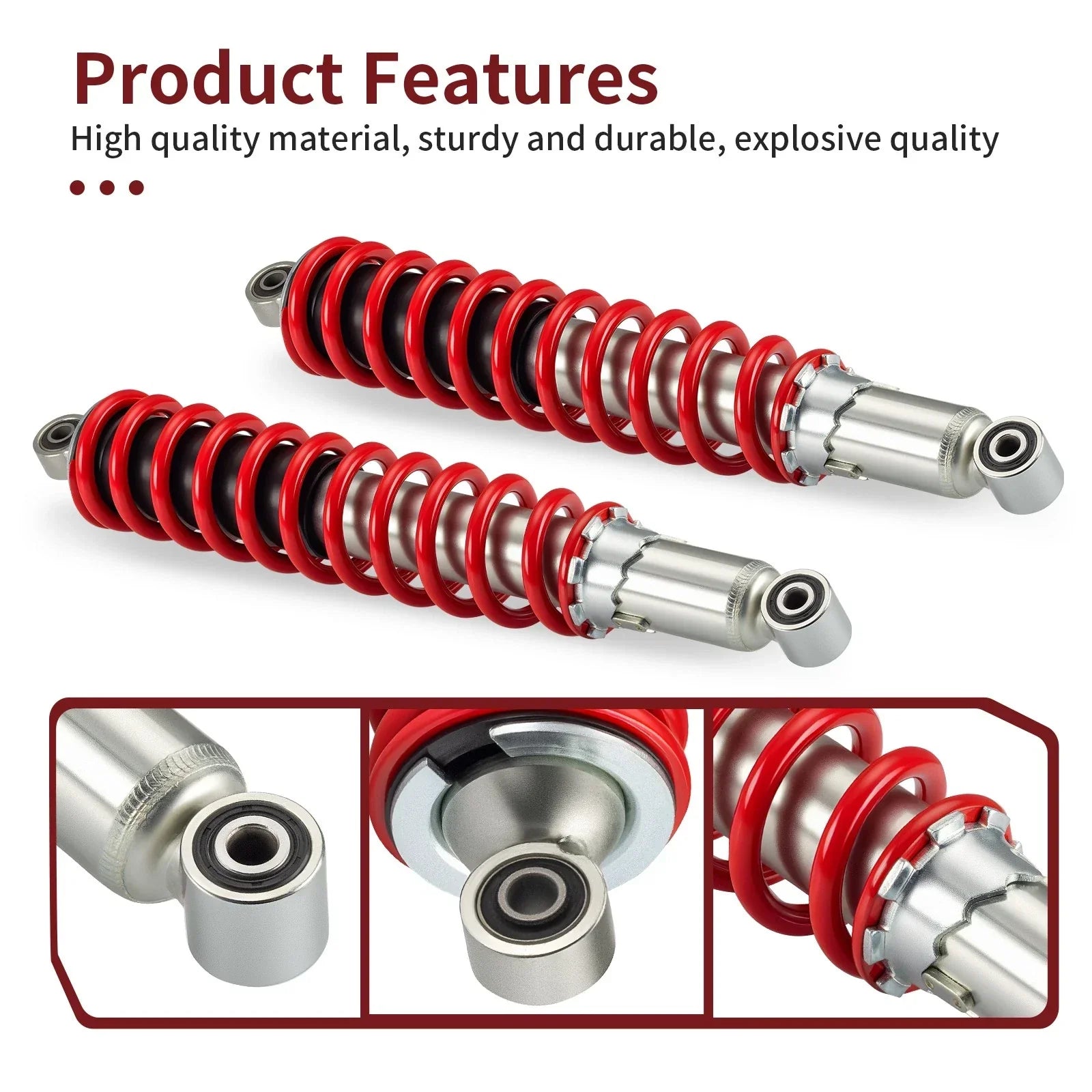 2x Front Shock Absorbers for Honda Sportrax 400 TRX400EX (2001–2008)