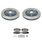 Front Rotors & Akebono ProACT Ceramic Brake Pads Kit for NX200t NX300 (2015–2019)