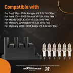 Ignition Coils and Spark Plugs for Ford Ranger Sable 3.0L V6 (2001-2006)
