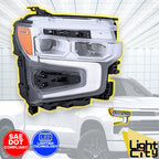 Full LED Right Headlight for Chevy Silverado 1500 LTZ RST (2022–2026)