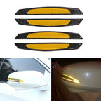 Reflective Carbon Fiber Door Edge Guard Bump Protector Sticker Universal