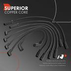 7X Spark Plug Wire Set for Chevrolet Silverado 1500 Blazer GMC Jimmy (1995–2002)