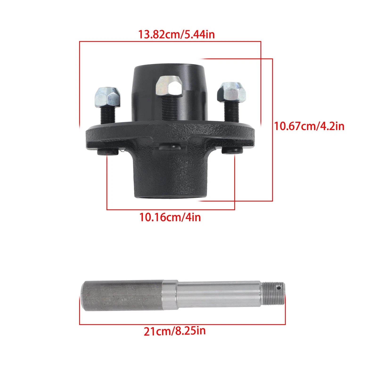 Set of 4 Wheel Hub Kits with BT16 Spindles for [Make Model]