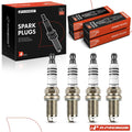 Set of 4 Iridium Platinum Spark Plugs for Subaru Outback Legacy (2010–2012)