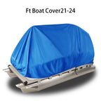 Waterproof Heavy Duty Pontoon Boat Cover for 21-24 Ft