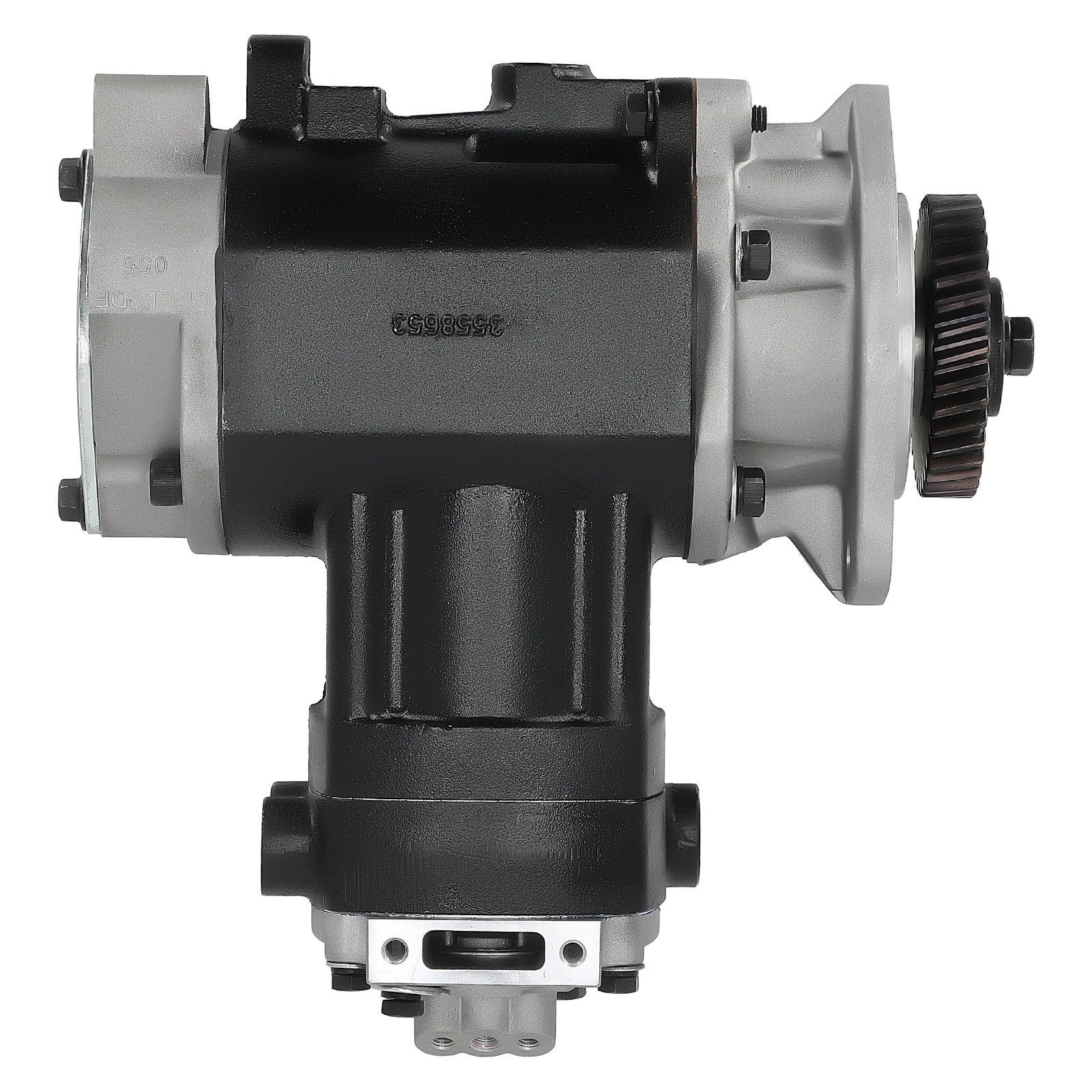 Aluminum Air Brake Compressor Assy for Cummins 6CT 8.3L (3558006, 3558006X)