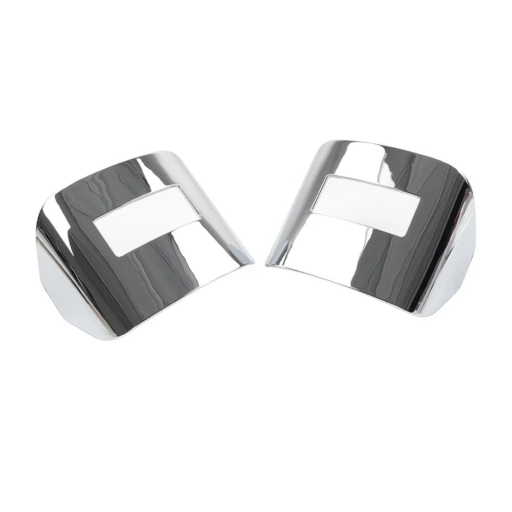 Chrome Tail Light Visor Covers for Harley Tri Glide, Street Glide (2009-2023)