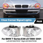 Corner Parking Light Signal Lamp 2 x for BMW 7 Series (1998–2001)