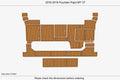 EVA Pads for Fountain 37 Pajot MY (2016) - Foam Teak Deck Flooring Mat