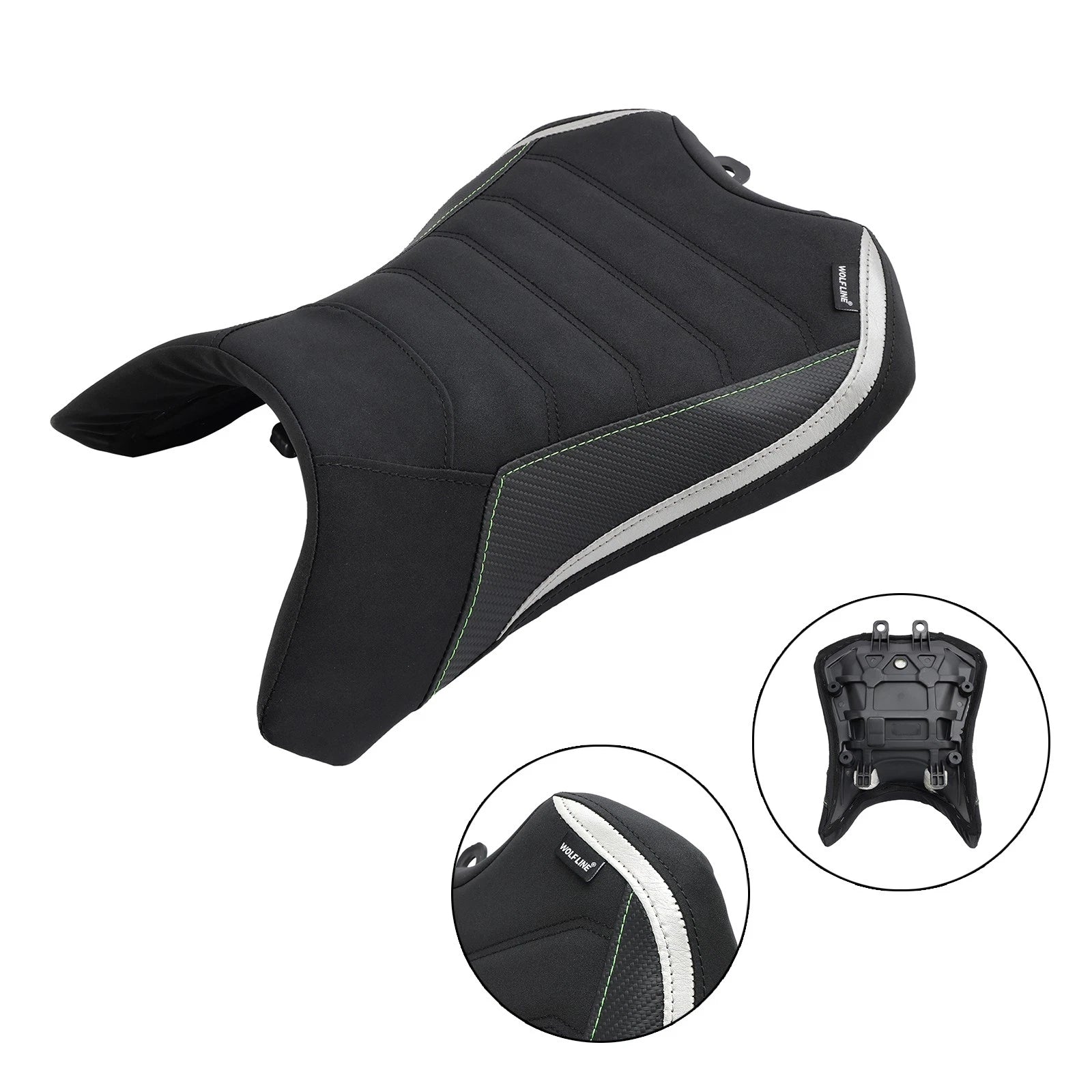 Front Driver Seat Cushion for Kawasaki Ninja 1000SX (2022–2023)