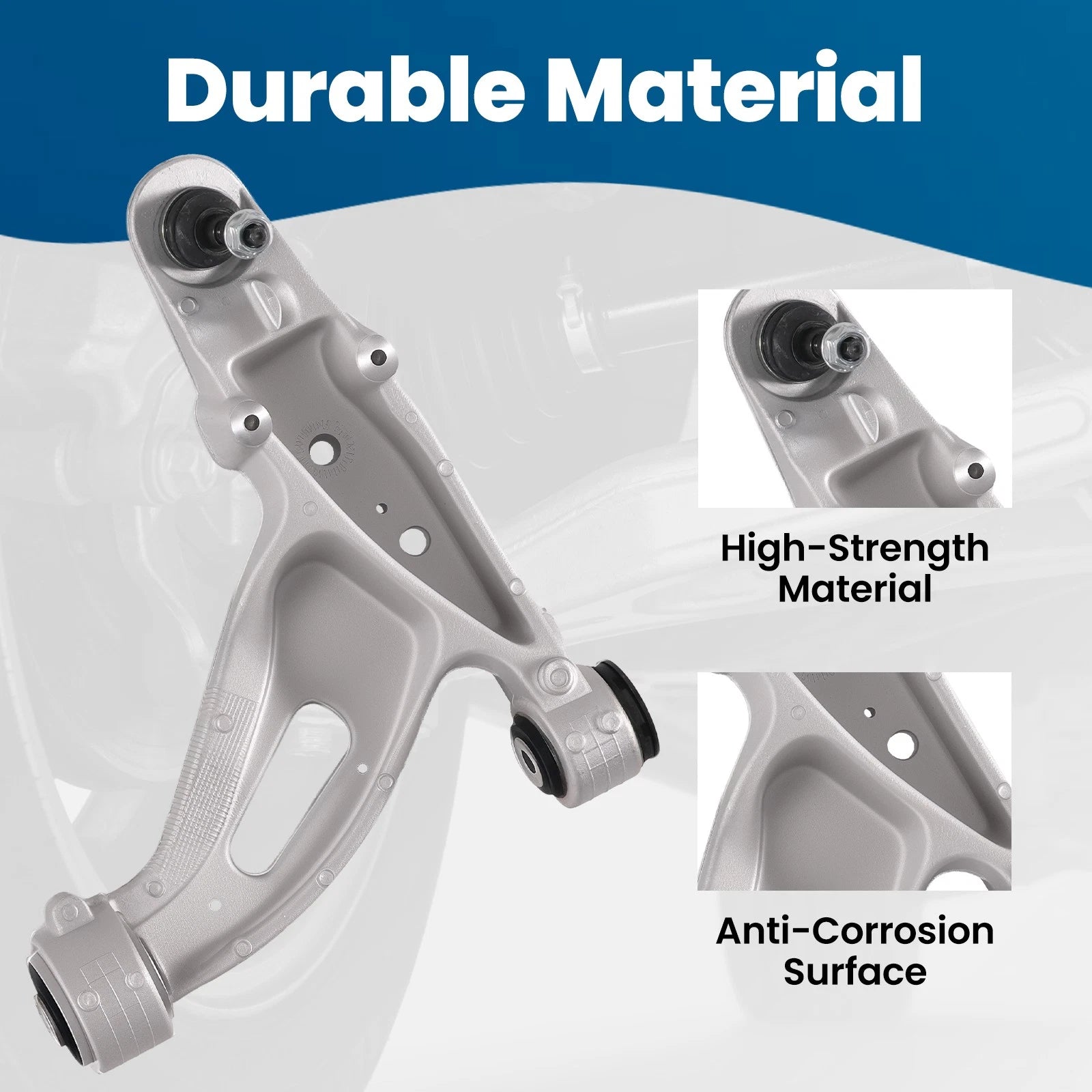 12x Front Suspension Upper Lower Control Arm Kit for Cadillac CTS (2003–2007)