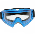 Clear Blue Motocross Goggles for Dirt Pit Bike (Anti-Fog, UV Protection)