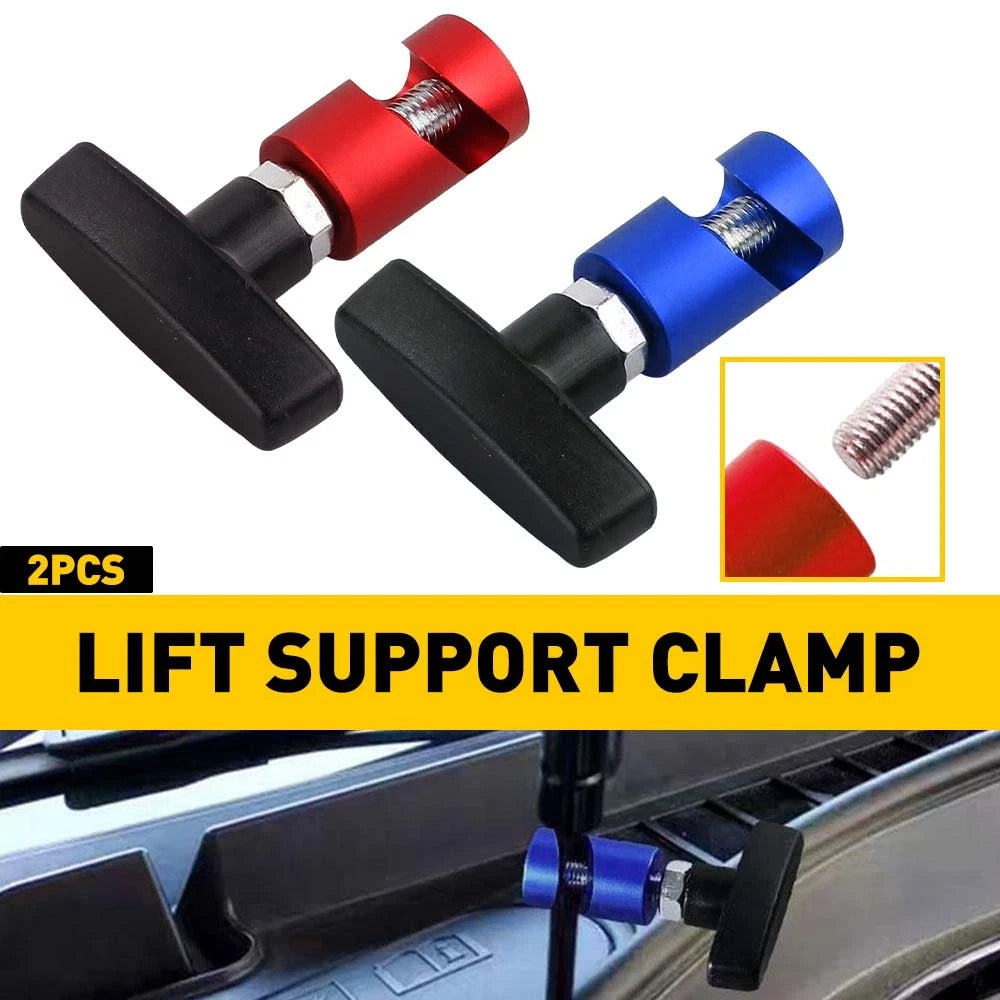 2X Hood Lift Rod Support Clamp for Car (USA)