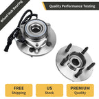 2X Front Wheel Bearings & Hubs Assembly for Ford F-150 4WD (2000–2003)