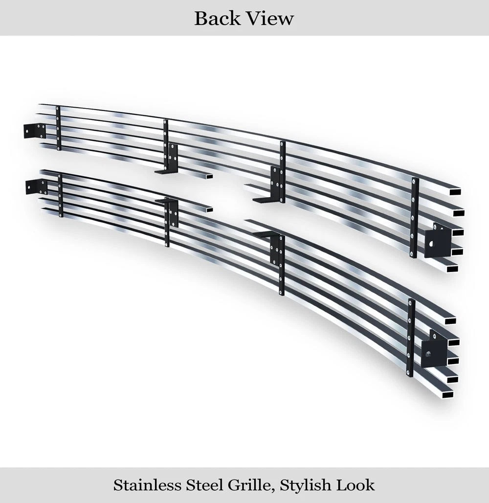 Upper Stainless Steel Billet Grille Insert for Chevy S-10/S-10 Blazer (1991-1992)