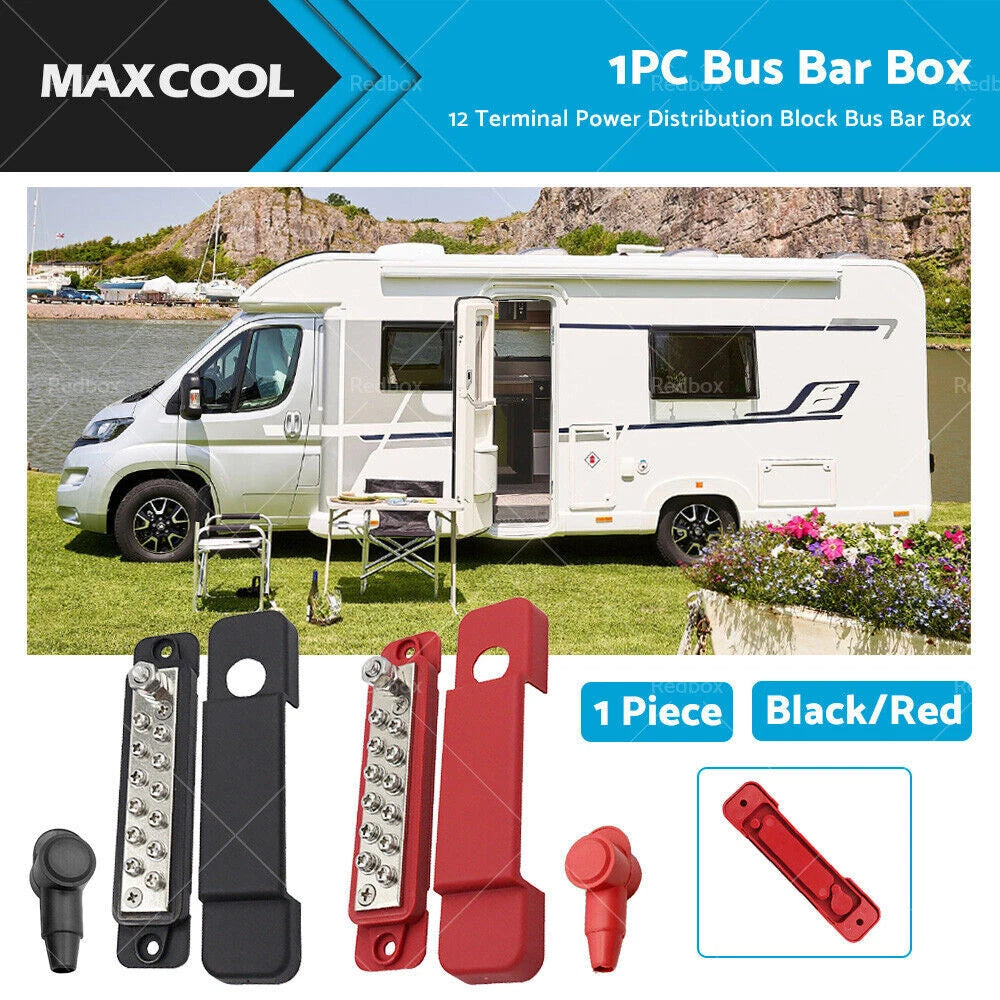 12 Way Bus Bar Power Distribution Terminal Block for Auto Marine