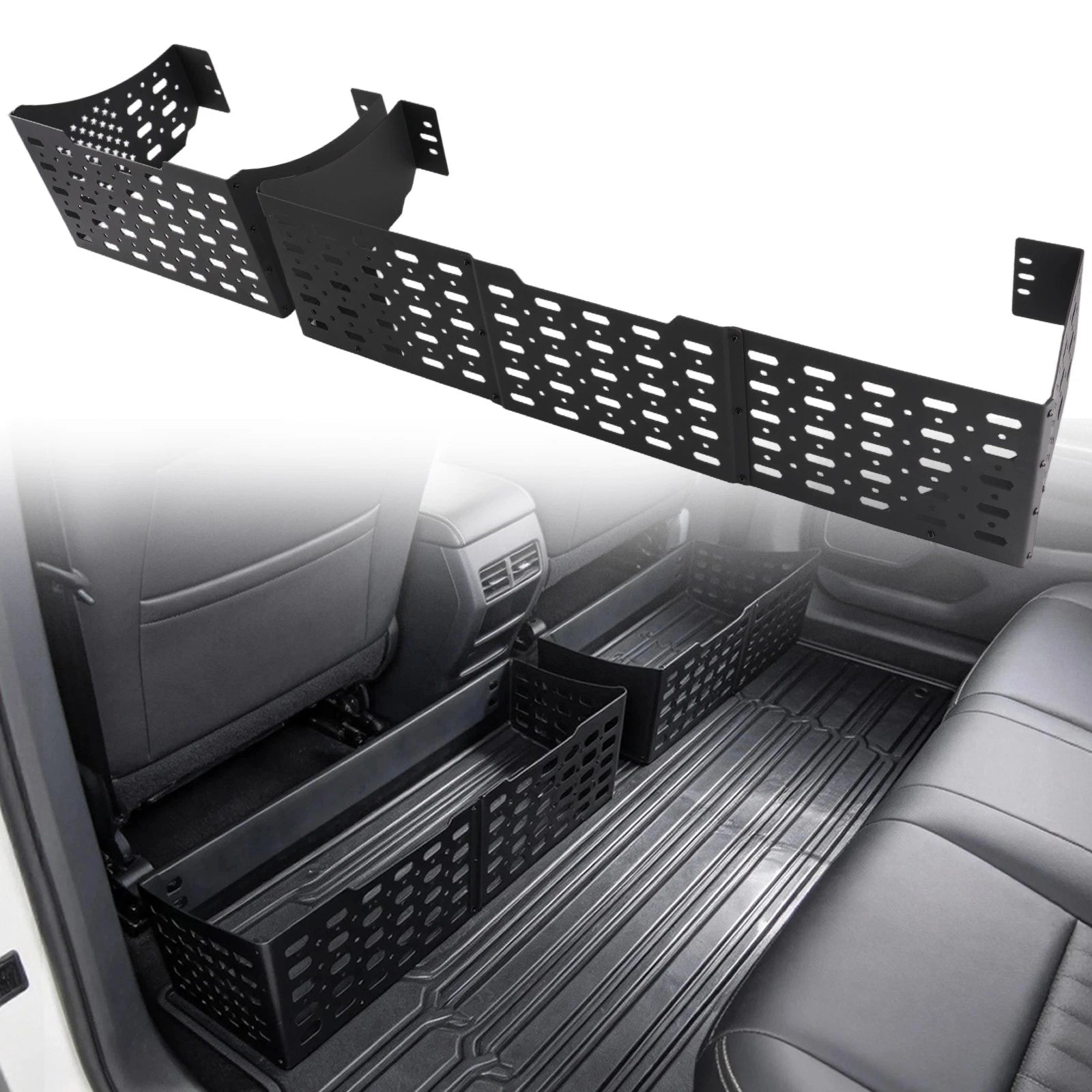 Molle Storage Organizer Under Seat for Ford F150 F250 F350 (2015–2025)