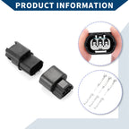 3 Pin High Voltage Lamp Connector Plug for Honda Civic 