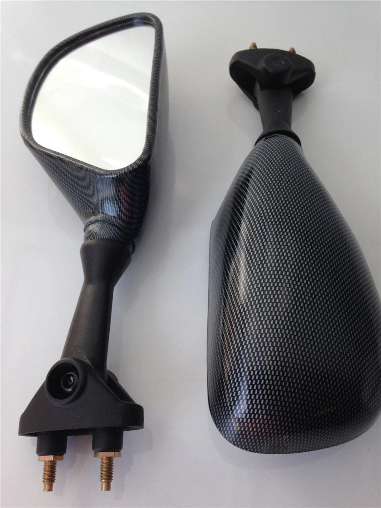 Carbon Fiber Racing Mirrors for Kawasaki ZX-6RR ZX-6R 636 (2003–2004)