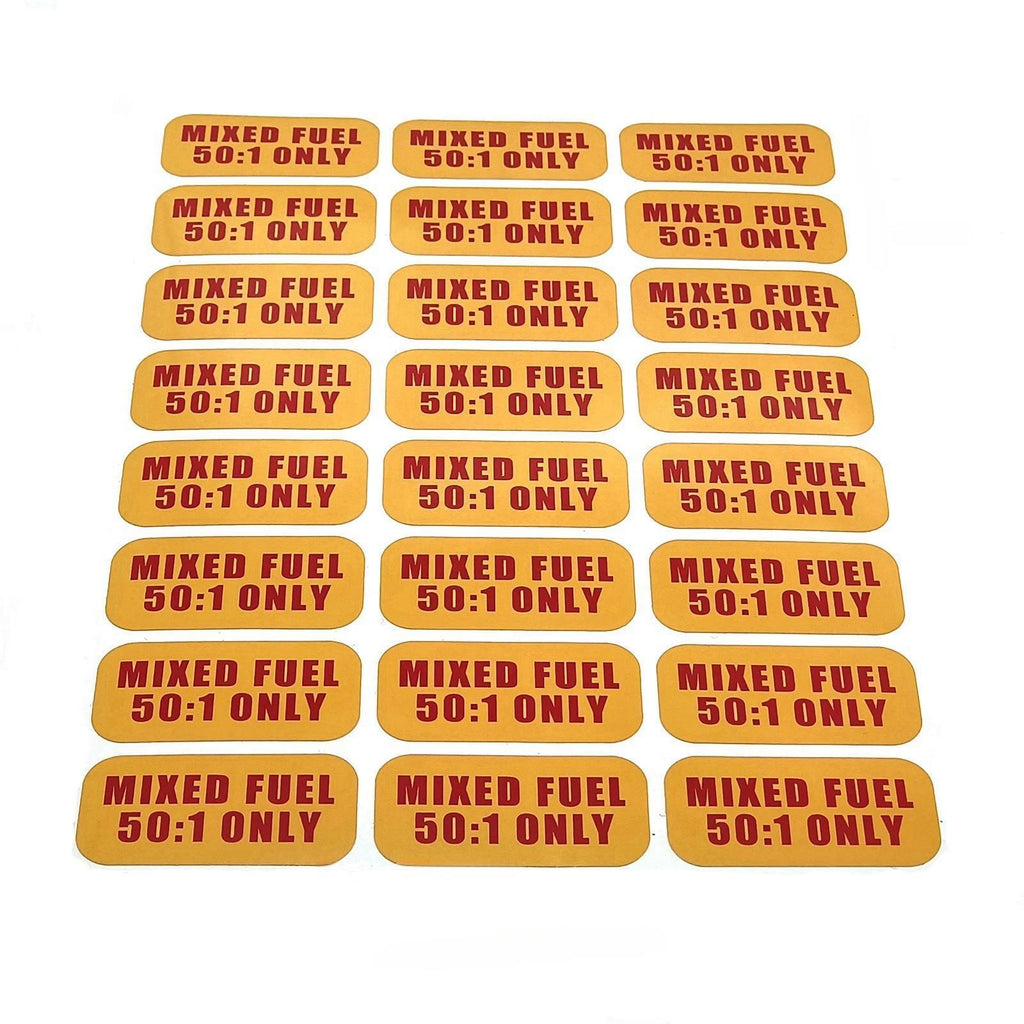 Mixed Fuel Sticker 50:1 for