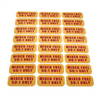 Mixed Fuel Sticker 50:1 for