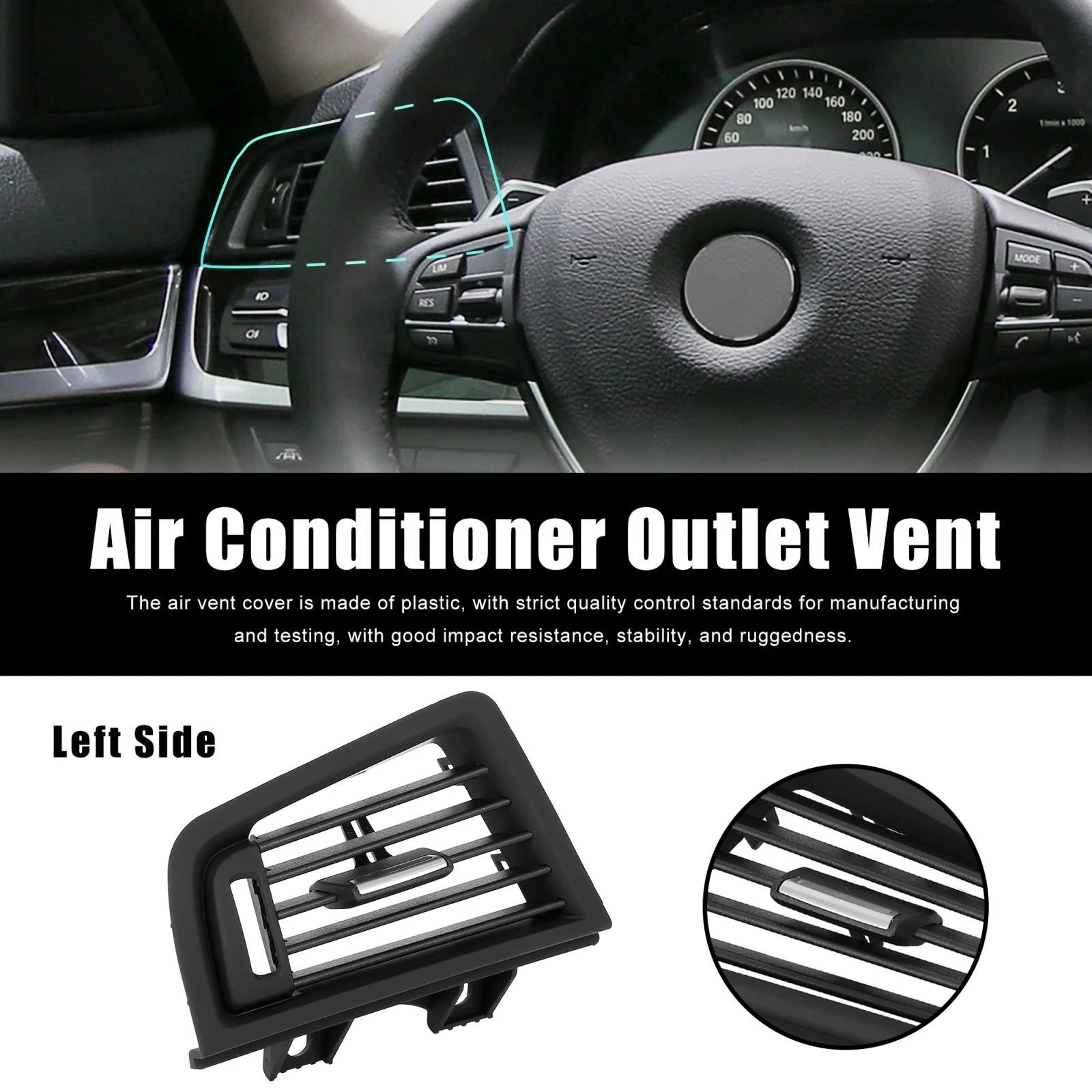 Air Conditioner Outlet Vent Grill for BMW 5 Series F10 (2011–2017) 6229166883